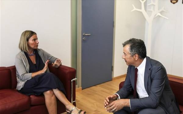 Τι έγινε στη συνάντηση Θεοδωράκη- Μογκερίνι