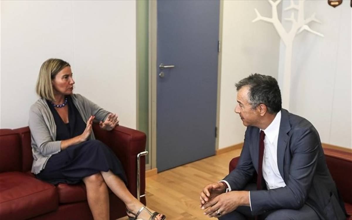 Τι έγινε στη συνάντηση Θεοδωράκη- Μογκερίνι