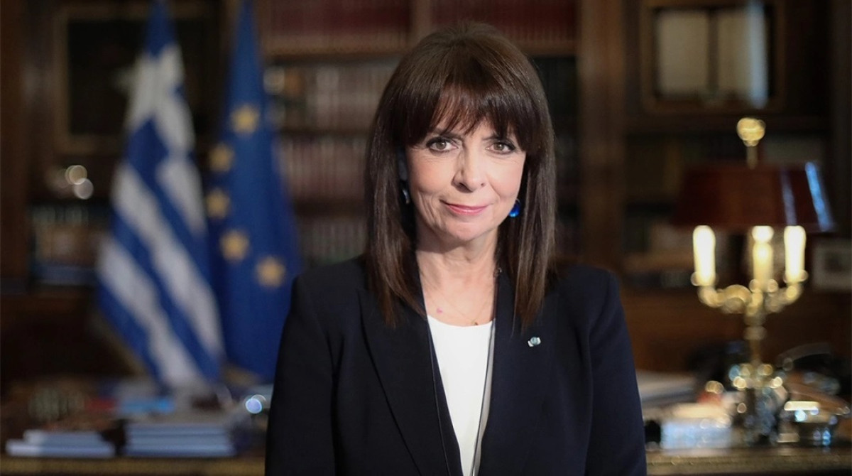 Συνάντηση της ΠτΔ Κατερίνας Σακελλαροπούλου με τον Δήμαρχο Ηρακλείου