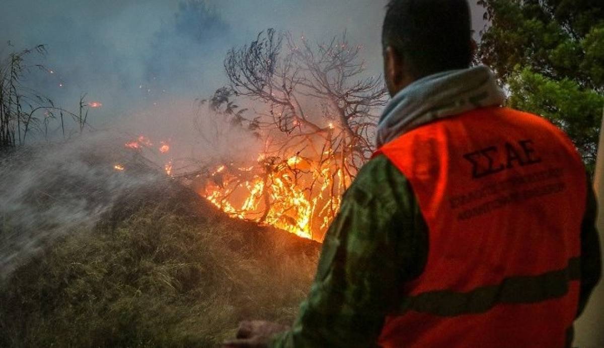 Υπό έλεγχο τέθηκε πυρκαγιά στη Ρόδο