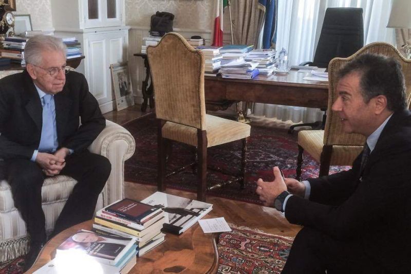​Συνάντηση Θεοδωράκη-Μόντι: Να ξαναφωτίσουμε το ευρωπαϊκό όραμα