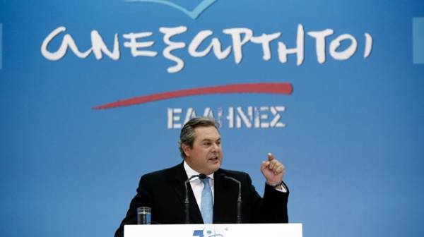 Καμμένος: Ο πρώτος στόχος επετεύχθη-Ακολουθούν πάταξη διαφθοράς και ανάπτυξη