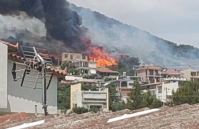 Δήμαρχος Αρτέμιδας για φωτιά: Εξετάζουμε το ενδεχόμενο εμπρησμού