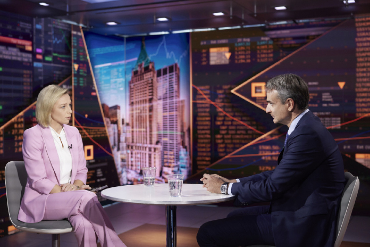 Μηνύματα Μητσοτάκη, μέσω Bloomberg, για Ερντογάν, ακρίβεια, επενδυτική βαθμίδα