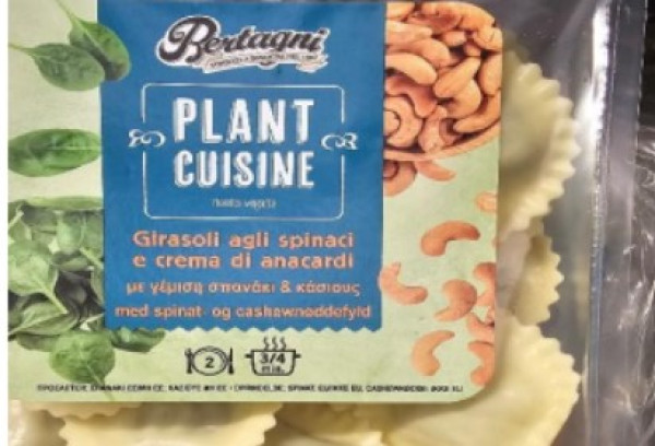 ΕΦΕΤ: Ανακαλούνται τα φρέσκα ζυμαρικά «Bertagni Plant Cuisine»