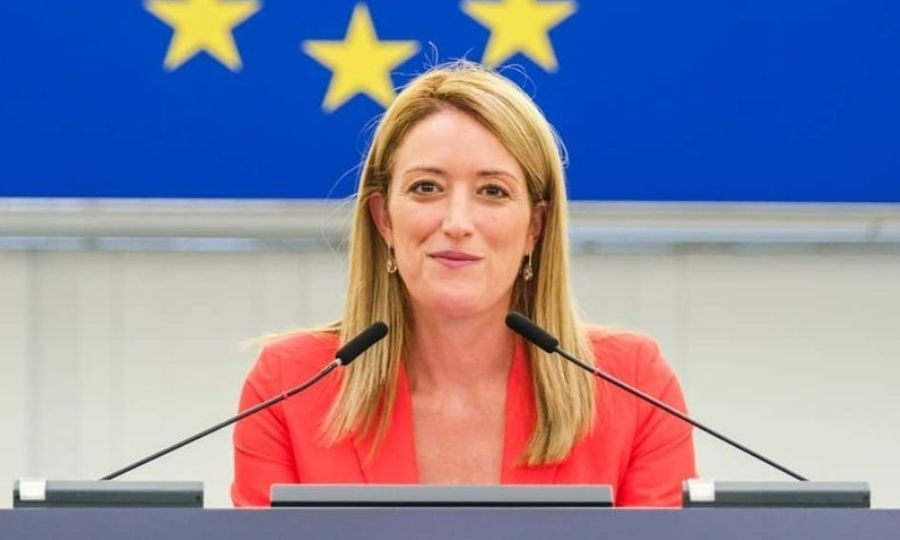 Στις 20/2 στην Ελλάδα η πρόεδρος του Ευρωκοινοβουλίου, Ρομπέρτα Μέτσολα