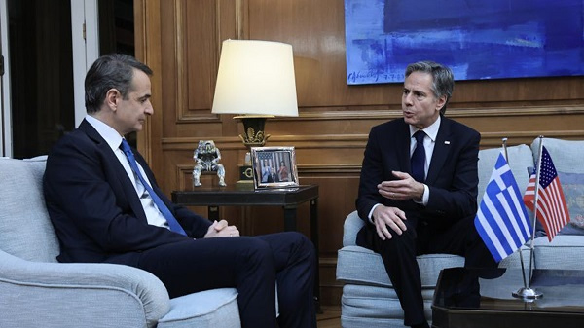 Τηλεφωνική επικοινωνία είχαν Μητσοτάκης και Μπλίνκεν- Τι συζήτησαν
