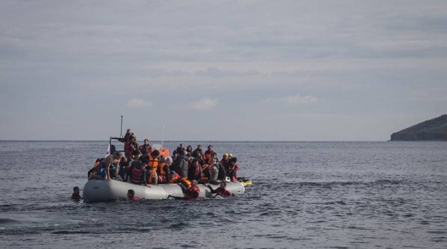 Διάσωση 87 μεταναστών στη Λέσβο