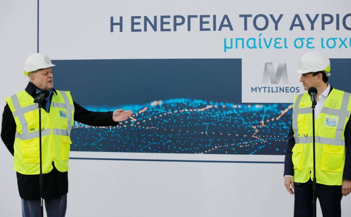 Mytilineos: Τα Χριστούγεννα η νέα μονάδα CCGT στον Αγ. Νικόλαο