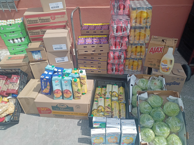 Πολύτιμη δωρεά στο Άσυλο Ανιάτων από την Τράπεζα Τροφίμων