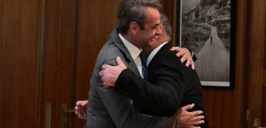 Συνάντηση Μητσοτάκη-Μπελέρη: Είμαστε δίπλα στην ελληνική εθνική μειονότητα της Αλβανίας