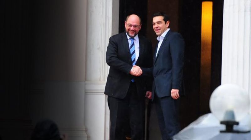 Τσίπρας σε Σουλτς: Η Ευρώπη σημαίνει αλληλεγγύη