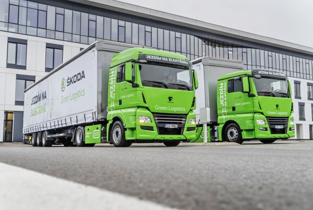 Η SKODA AUTO έχει θέσει σε λειτουργία δύο ηλεκτρικά φορτηγά, στο κεντρικό της εργοστάσιο στη Mladá Boleslav