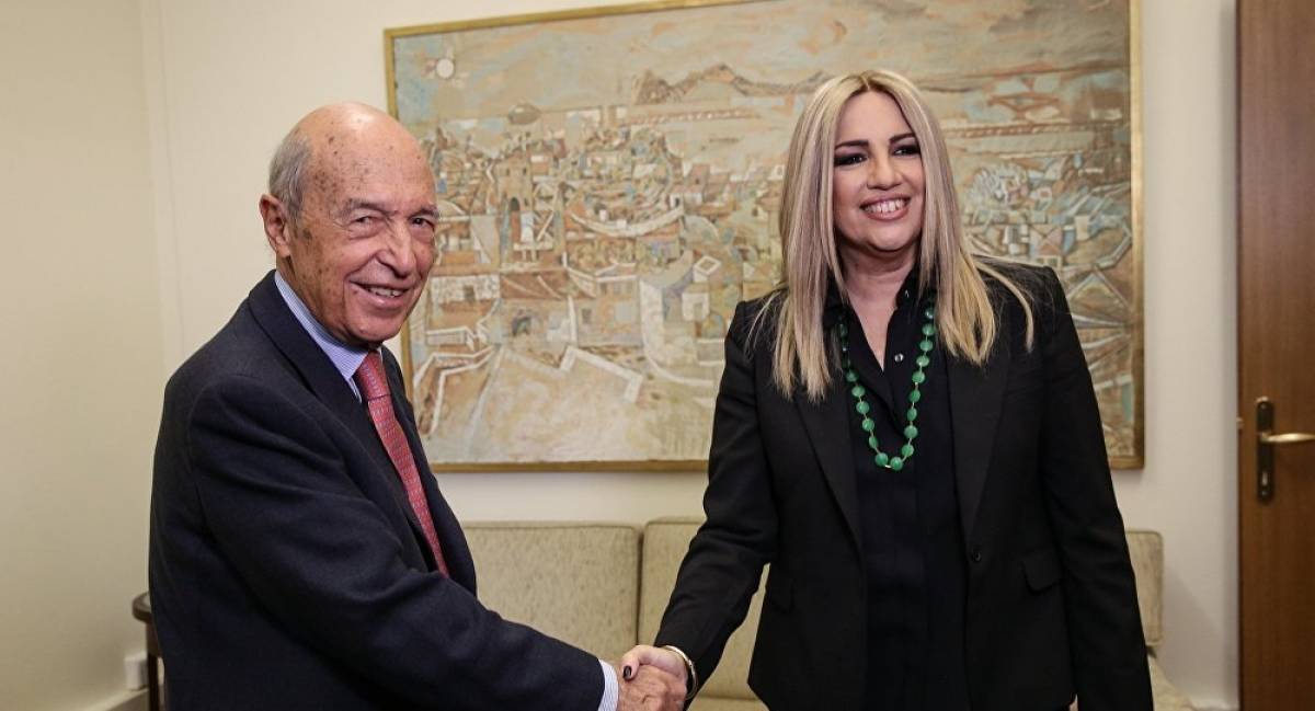Γεννηματά - Σημίτης συζήτησαν για τα ελληνοτουρκικά