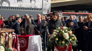 Στο μνημόσυνο για τα θύματα της Θύρας 7, εκπροσώπησε το ΠΑΣΟΚ, ο Παύλος Χρηστίδης