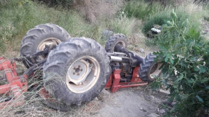 Βόρεια Εύβοια: Νεκρός 39χρονος δασεργάτης που καταπλακώθηκε από τρακτέρ