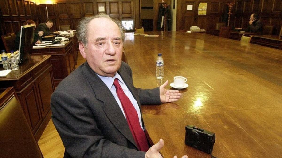 Πέθανε ο πρώην αντιπρόεδρος της Βουλής Παναγιώτης Κρητικός