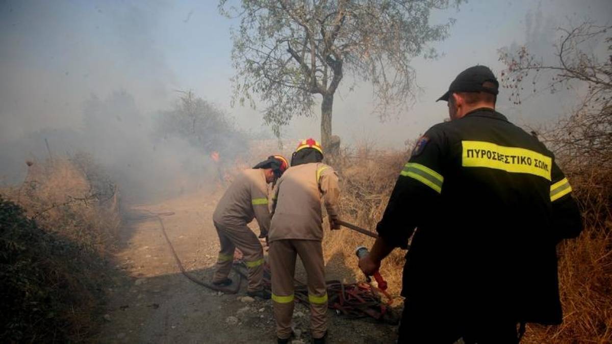 Σε ύφεση η φωτιά στο Λασίθι