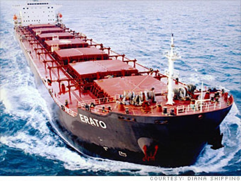 Diana Shipping: Καθαρά κέρδη 5 εκατ. δολαρίων, στο δ' τρίμηνο του 2012