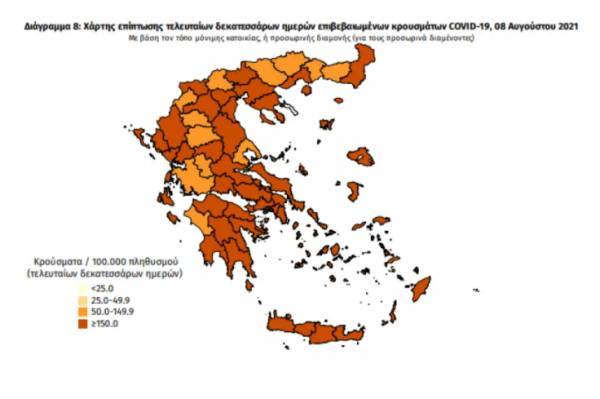 Διασπορά κρουσμάτων: Το Ηράκλειο ξεπέρασε την Αθήνα!