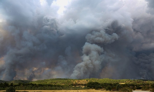 Σε ύφεση η φωτιά στον Έβρο- 49 νέες δασικές πυρκαγιές