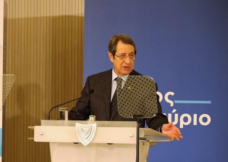Αναστασιάδης: Απαιτείται διεθνής παρέμβαση για αποτελέσματα στο Κυπριακό