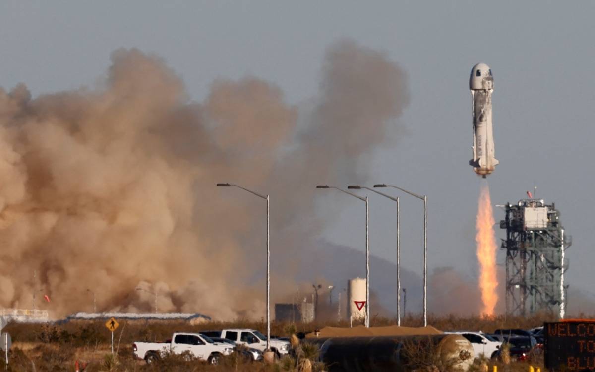 Blue Origin: Πραγματοποιήθηκε η τρίτη επανδρωμένη πτήση στο διάστημα