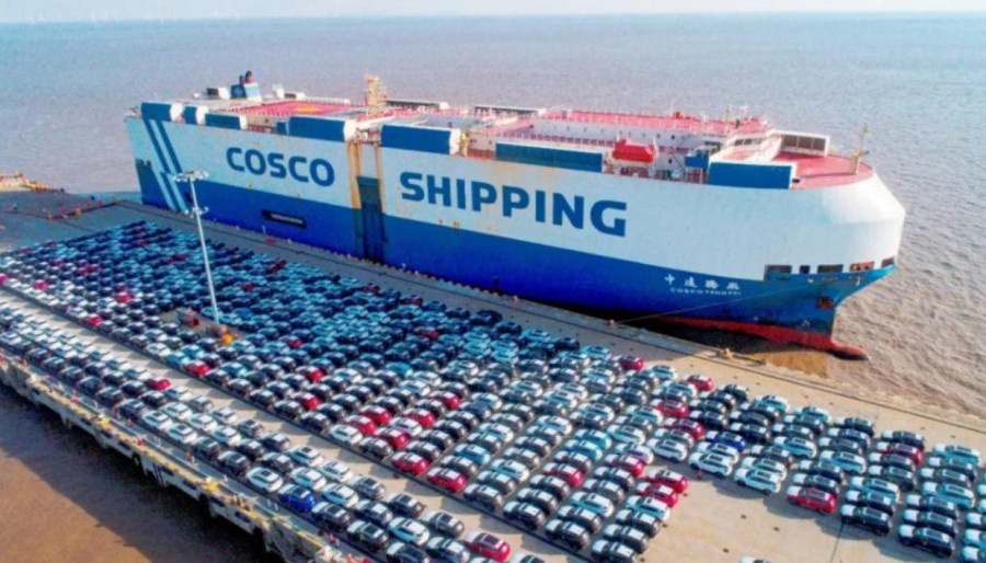 Cosco: Συμφωνία για υπηρεσίες θαλάσσιων μεταφορών αυτοκινήτων στην Ευρώπη