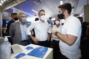 ΔΕΘ: Η επίσκεψη Μητσοτάκη στο περίπτερο του ΕΒΕΑ (photos)