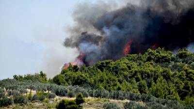 Βελτιωμένη η εικόνα της πυρκαγιάς στο Σοφικό