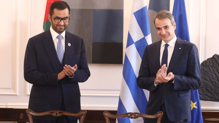 Συνάντηση Μητσοτάκη με τον Υπουργό Βιομηχανίας και Τεχνολογίας των ΗΑΕ