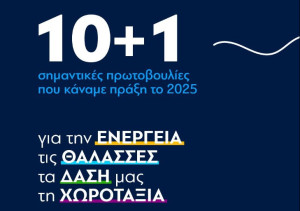 Παπασταύρου: Ο απολογισμός του ΥΠΕΝ για το 2025 σε 10 +1 δράσεις