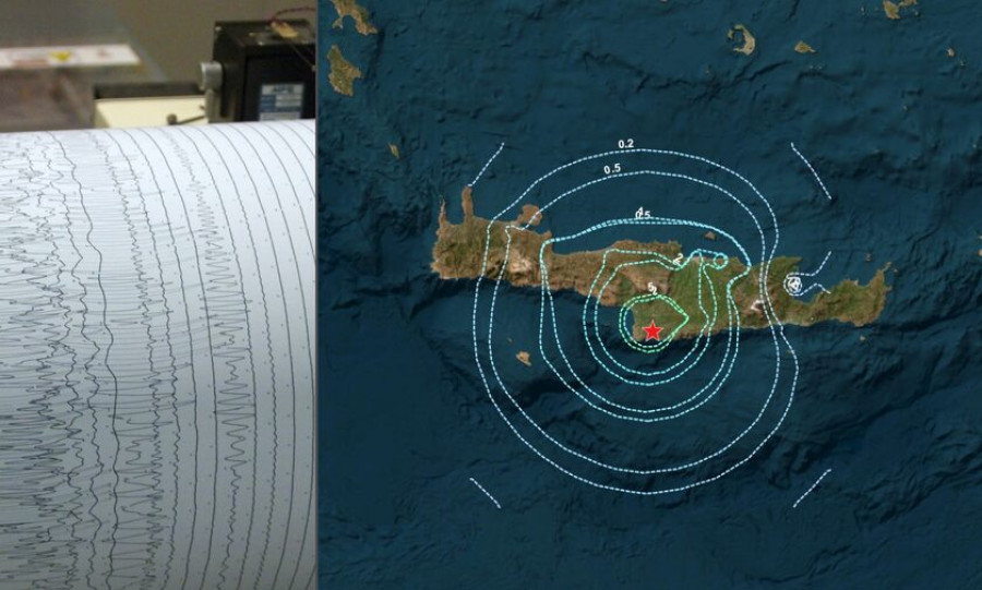 Νέος ισχυρός σεισμός 4,5 Ρίχτερ στην Κρήτη