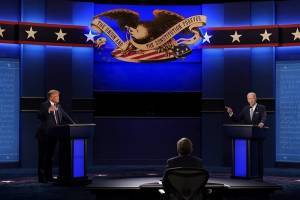 Ένταση και βαριά λόγια το σκηνικό στο πρώτο debate Τραμπ-Μπάιντεν