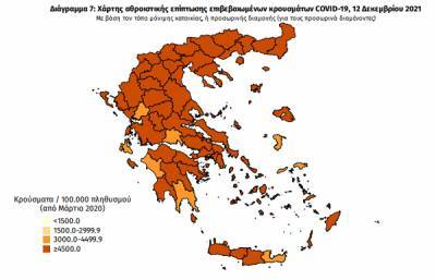 Διασπορά κρουσμάτων: Σχεδόν 1.000 στην Αττική- 608 στη Θεσσαλονίκη