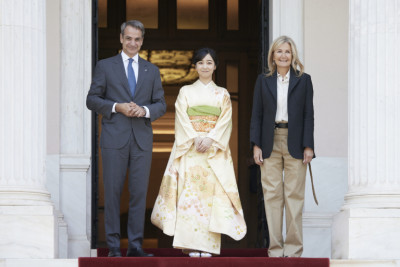 Την πριγκίπισσα Kako της Ιαπωνίας υποδέχθηκε ο Μητσοτάκης- Τι συζήτησαν