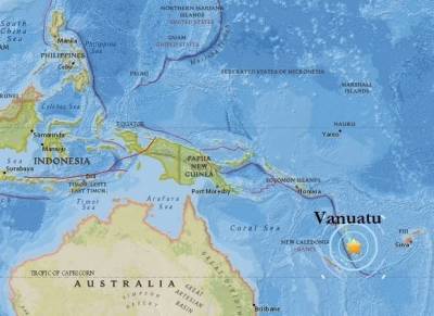 Ισχυρός σεισμός 7,2 Ρίχτερ στα Βανουάτου- Καμία προειδοποίηση για τσουνάμι