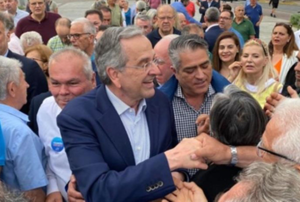 Σαμαράς: Αυτή τη στιγμή η πατρίδα λέει: Νέα Δημοκρατία