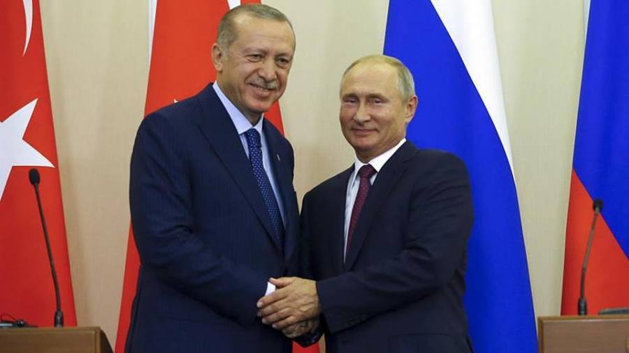 Τηλεφωνική επικοινωνία Ερντογάν-Πούτιν για διμερή ζητήματα