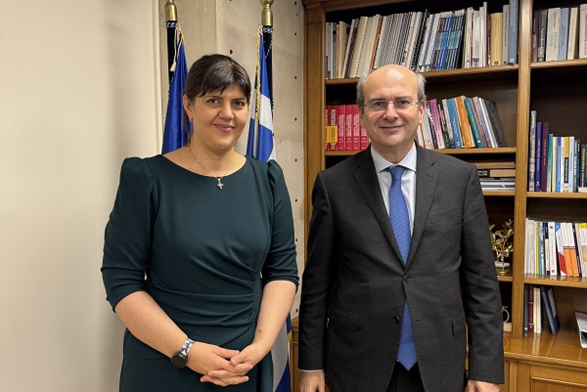 Επαφές Χατζηδάκη με την Ευρωπαία Γενική Εισαγγελέα