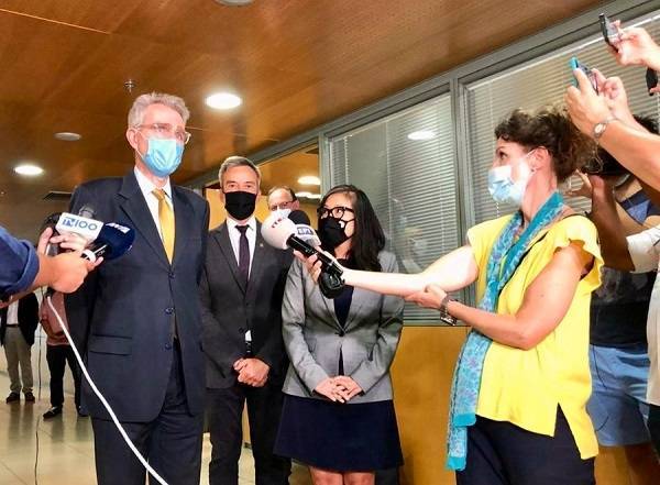 Συνάντηση δημάρχου Θεσσαλονίκης με τον πρέσβη Τζέφρι Πάϊατ