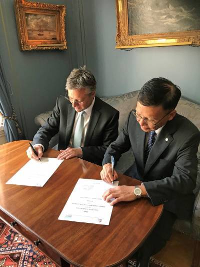 Η Oshima Shipbuilding και ο DNV GL υπογράφουν στρατηγική συνεργασία