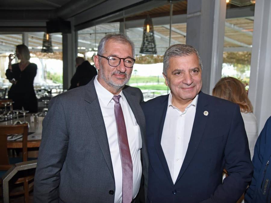 Πανστρατιά για τον Βαγγέλη Τσαμήτα στην κοπή βασιλόπιτας της ΝΔ