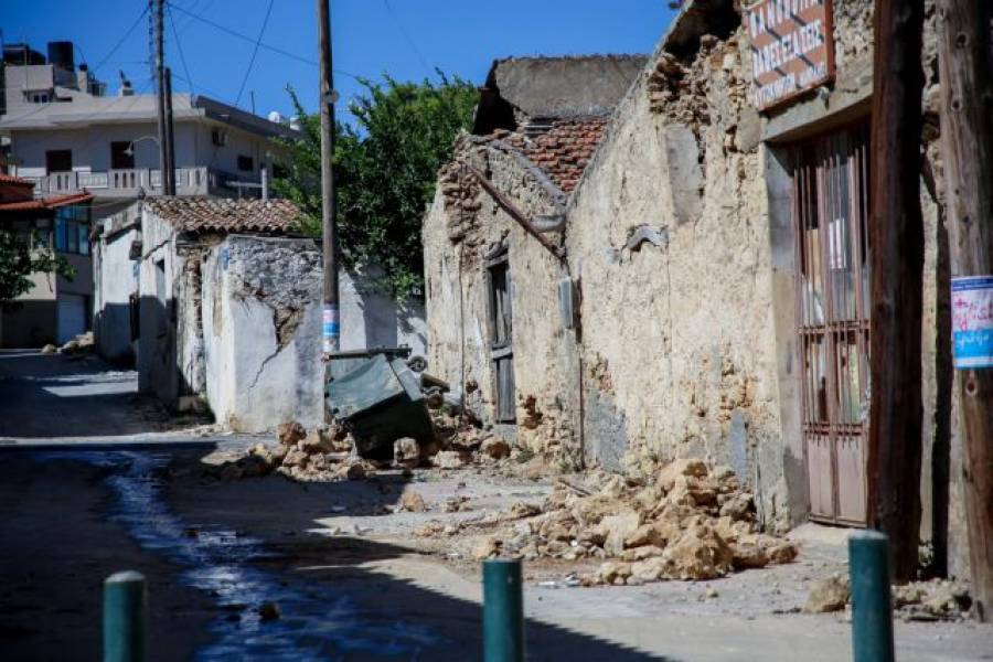 Σεισμόπληκτοι Κρήτης: Τα €45 εκατ. φθάνουν οι καταβληθείσες αποζημιώσεις
