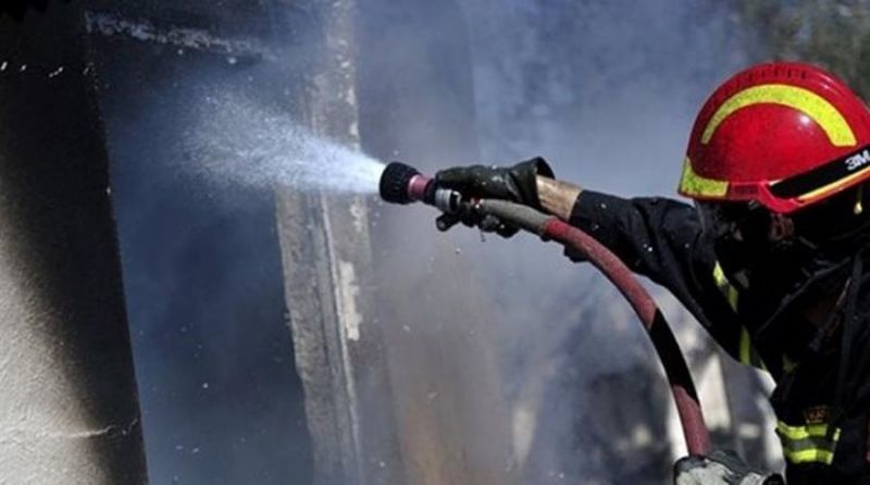 Πυρκαγιά στη διεύθυνση Αλλοδαπών Αττικής