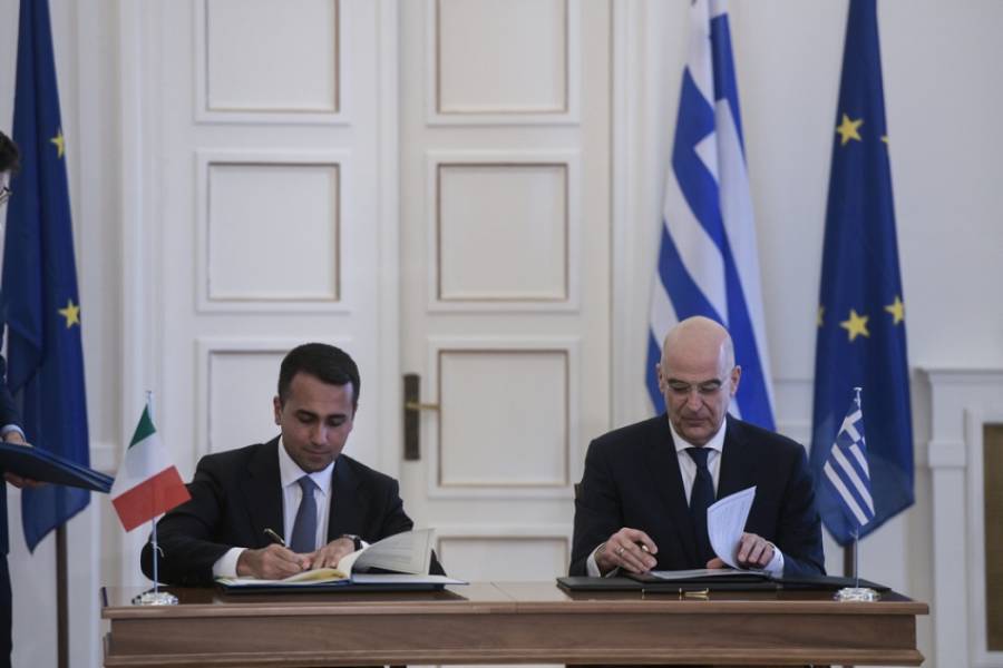 Θαλάσσιες ζώνες: Κυρώθηκε από την ιταλική γερουσία η συμφωνία Ελλάδας-Ιταλίας