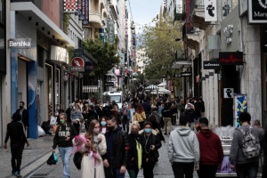 Ετήσια αύξηση 16,8 στον τζίρο του λιανεμπορίου τον Φεβρουάριο