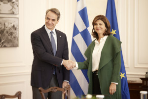 Το Κυπριακό στο επίκεντρο της συνάντησης Μητσοτάκη-απεσταλμένης του ΓΓ ΟΗΕ