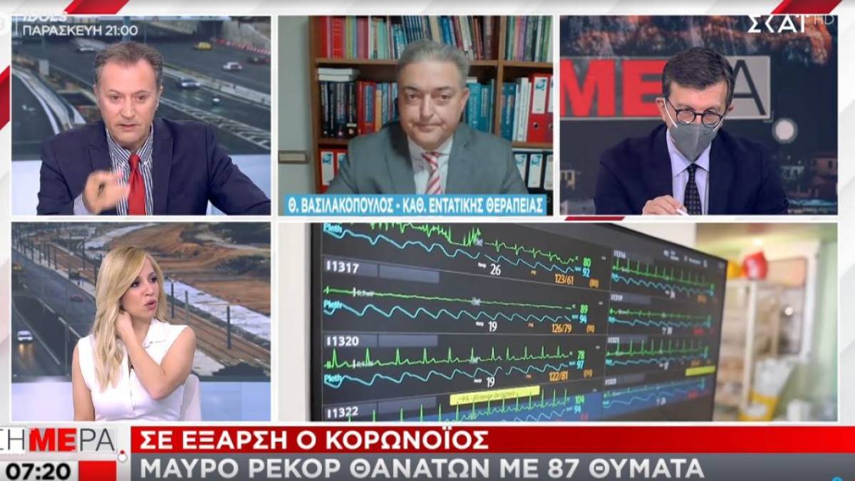 Βασιλακόπουλος: Θα βοηθούσε ένα lockdown για να κερδίσουμε χρόνο
