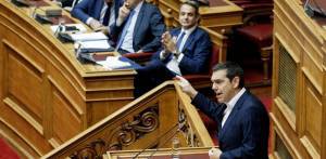 Ερώτηση Τσίπρα προς Μητσοτάκη για τα μέτρα στήριξης της οικονομίας